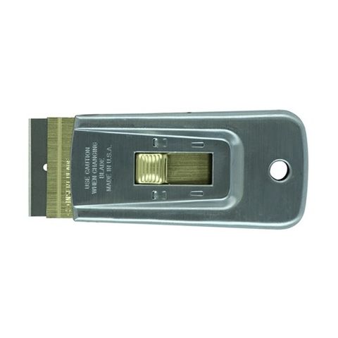 Metal Heavy Duty Scraper with Brass Button 80-2004