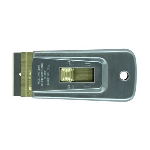 Metal Heavy Duty Scraper with Brass Button 80-2004