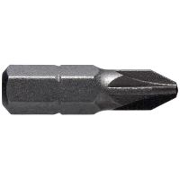 No 1 x 25mm POZI Insert Driver Bit Magnetised