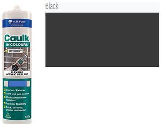 BLACK Caulk In Colour 450gm Cartridge 6003354112