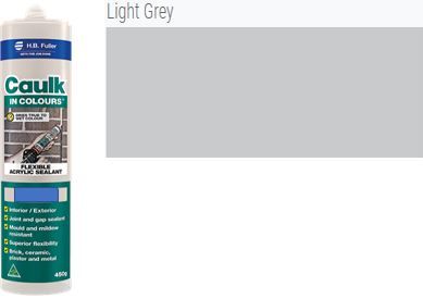 LIGHT GREY Caulk In Colour 450gm Cart