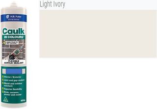 LIGHT IVORY Caulk In Colour 450gm Cartridge