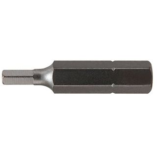 2.5mm x 25mm Hexagon POST Insert Driver Bit - HEXSE2525