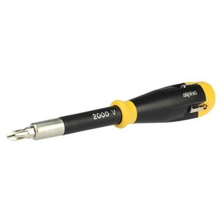 Shockproof Magnetic Screwdriver Handle with 4 Bits - 68888