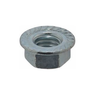 M12 - 1.75P Hex Coarse Flange Nut Serrated PLAIN