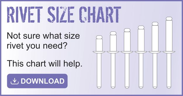 AFWA Rivet Size Chart