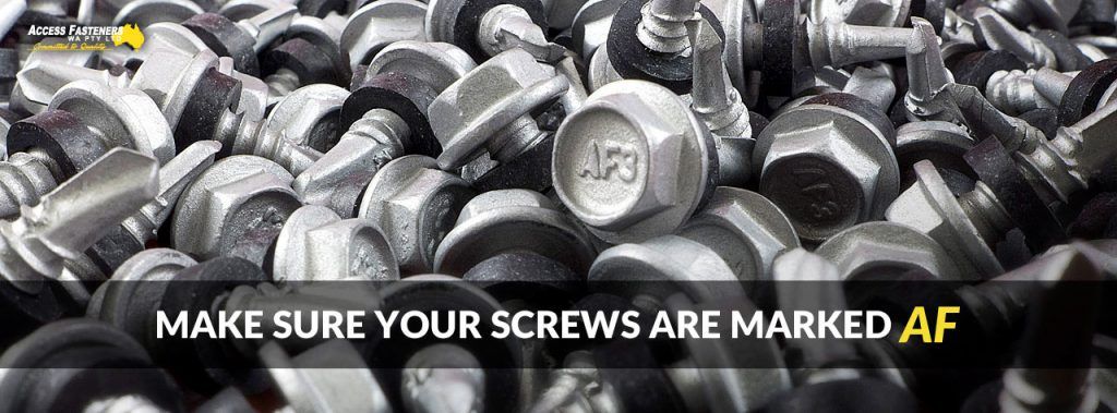 Make sure your screws are marked AF