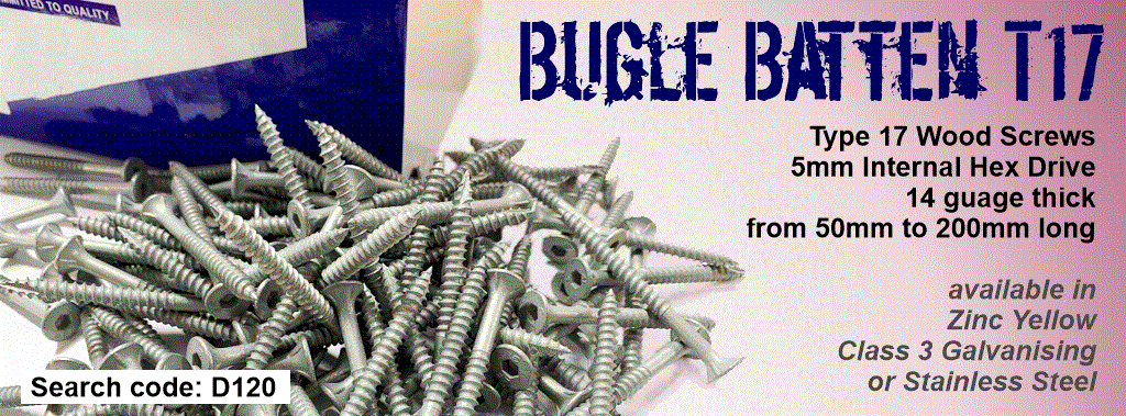 Bugle Batten T17 Screws