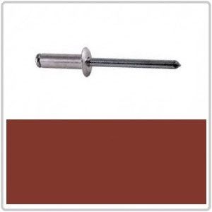 4-3 Dome Head Blind Rivet Aluminium Head / Steel Stem - MANOR RED