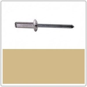 4-3 Dome Head Blind Rivet Aluminium Head / Steel Stem - WHEAT
