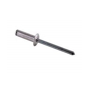 8-8 Dome Head Open Blind Rivet Aluminium Head / Steel Stem