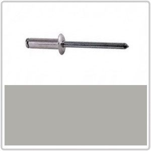 4-2 Dome Head Blind Rivet Aluminium Head / Steel Stem - ANOTEC NATURAL MATT