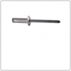 4-2 Dome Head Blind Rivet Aluminium Head / Steel Stem - WHITE