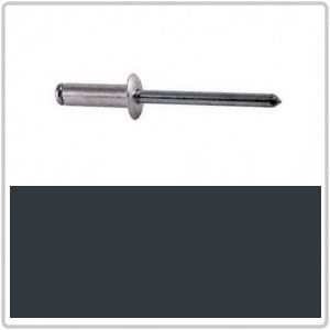 4-3 Dome Head Blind Rivet Aluminium Head / Steel Stem - ANOTEC DARK GREY