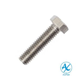 M12 -1.75 x 75mm Hex Head Set Screw - Stainless Steel - Grade 304