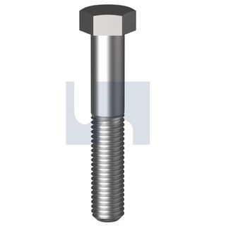 M8 x 40mm Hex Head Bolt Only - Stainless Steel - Grade 304