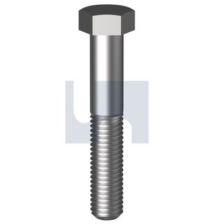 M16 x 90mm Hex Head Bolt Only - Stainless Steel - Grade 304