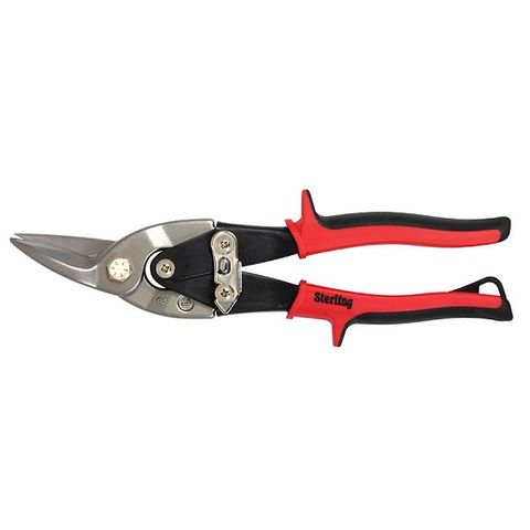 Sterling AVIATION Tin Snips Left Cut RED