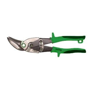 Sterling OFFSET Tin Snips Right Cut GREEN