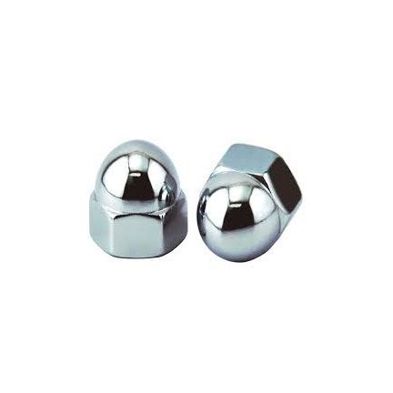 M6 Dome Nut Steel CHROME Plated