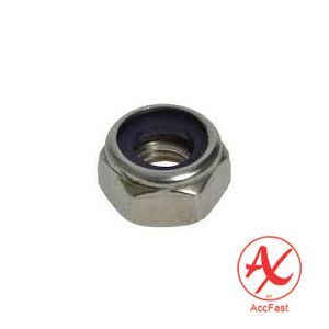 M5 Hex Nylon Insert Nut 316 S/Steel DIN 985