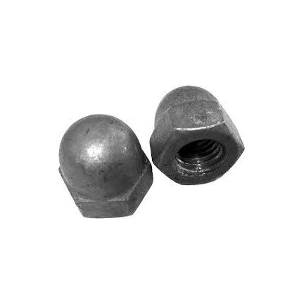 M16 Dome Nut Mild Steel GALVANISED