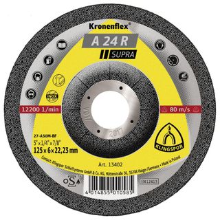 125 x 6 x 22 Grinding disc (A24R) Supra Medium Grit