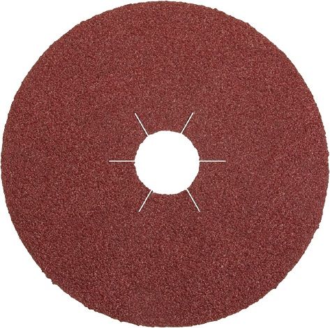 125 x 22 Fibre disc (CS561) Aluminium oxide/Star hole 36 Grit