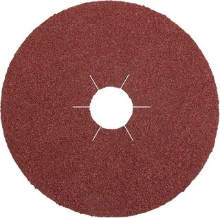 125 x 22 Fibre disc (CS561) Aluminium oxide/Star hole 80 Grit