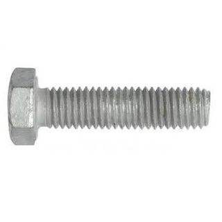 M6 -1.0 x 20mm Hex Hd Set Screw - High Tensile Class 8.8 Galvanised