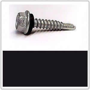 10-16 x 25mm AX Hex Head Self Drilling Screw with Neoprene C-RP 1000Hr - NIGHTSKY
