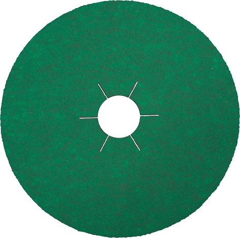 125 x 22 Fibre disc (CS570) Zirconia/Star hole/Top coat 80 Grit