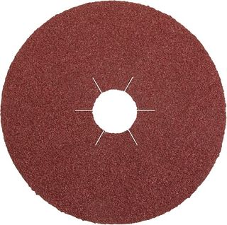 100 x 16 Fibre disc (CS561) Aluminium oxide/Round hole 80 Grit