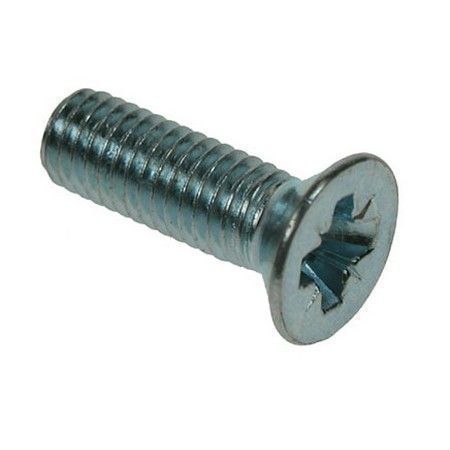 M4 x 10mm CSK Head POZI Metal Thread Screw ZP