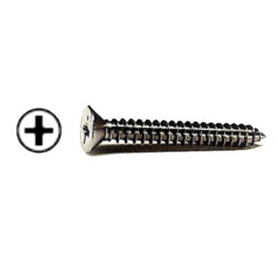 14g x 1-1/2 CSK Hd Phil Dr S/Tapping Screw ZINC