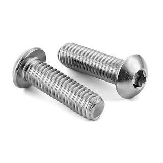 M6 x 25mm Button Head Cap Screw - High Tensile - Zinc Plated