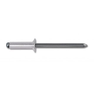 6-2 Countersunk Head Open Blind Rivet Aluminium Head / Steel Stem