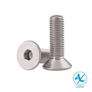 M6 x 20mm Countersunk Head Socket Screw - Stainless Steel - Grade 304