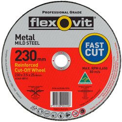 230 x 2.5 x 25.5 Metal Cutting Disc 1023025