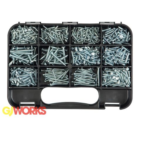 Self Tapping Screws (Zinc Slotted Pan Head) Grabkit