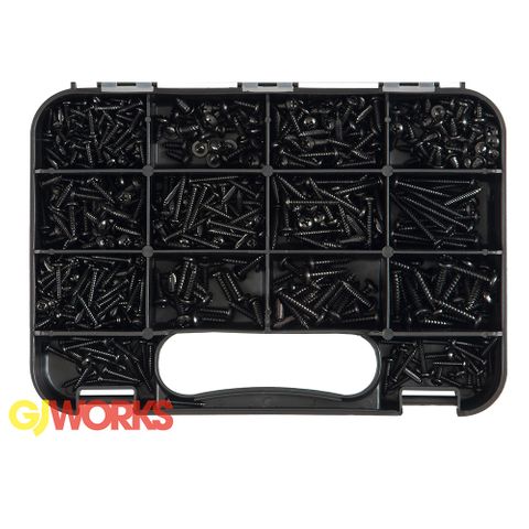 Self Tapping Screws STS (Black Pan Head) Grabkit