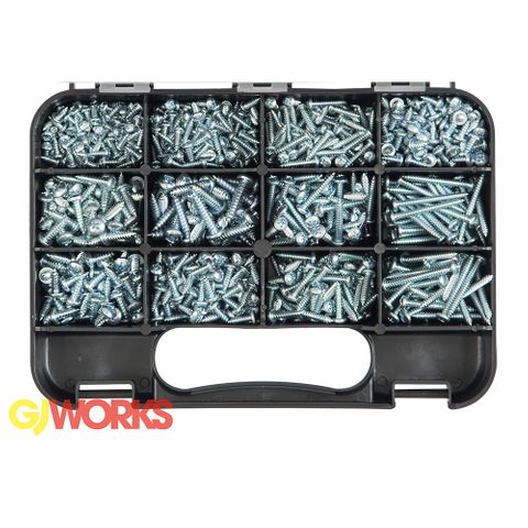 Self Tapping Screws STS (Zinc Pan Head) Grabkit