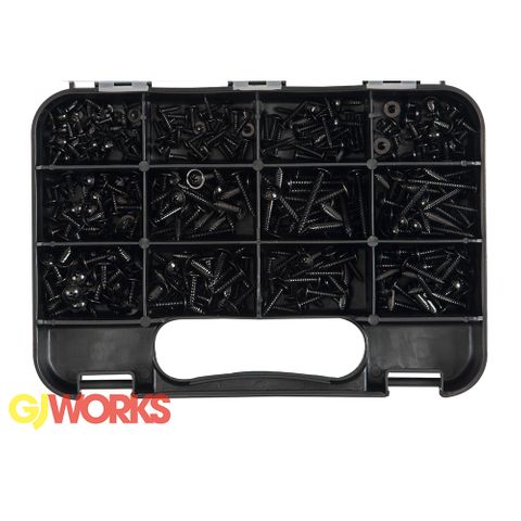 Self Tapping Screws STS (Black Mush Head) Grabkit