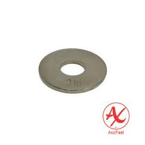 3/8 x 1 x 16g Mudguard Washers Mild Steel Grade 316