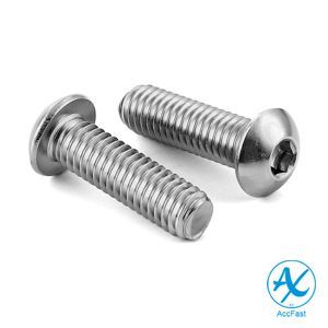 M6 x 30mm Button Head Cap Screw - Stainless Steel - Grade 304