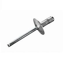6-8 Dome Head Large Flange MULTIGRIP Blind Rivet Aluminium Head / Steel Stem