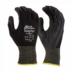 Black Night Gloves Size 09