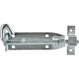 150mm x 10mm Padbolt SINGLE Eye SQUARE Keep Zinc Plated