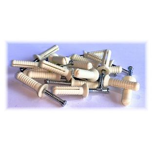 M6.5 x 25mm CSK Head Nail in Plug Steel Pin