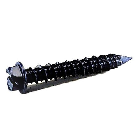 1/4 x 1-3/4 HEX Head Slot Blue Masonry Screw